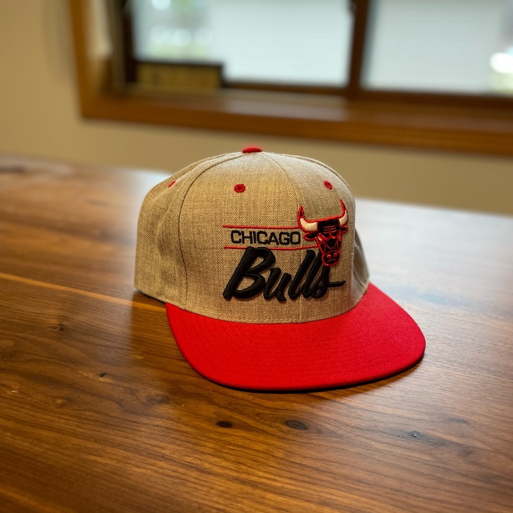 Mitchell & Ness Bulls Flat-brim, SnapBack Cap